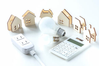 家と電気代のイメージ